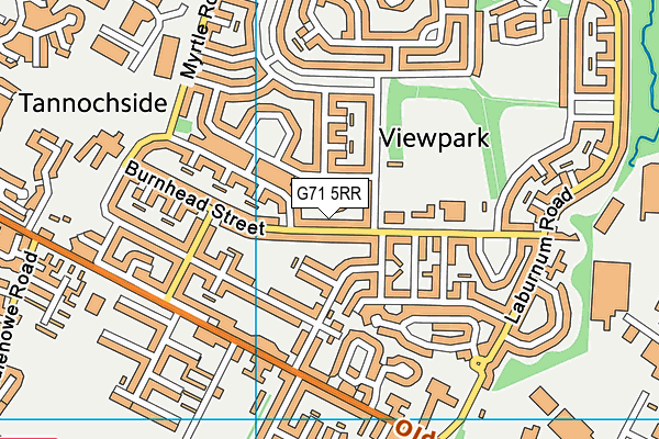 G71 5RR map - OS VectorMap District (Ordnance Survey)