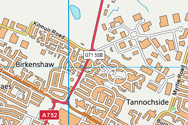 G71 5SB map - OS VectorMap District (Ordnance Survey)