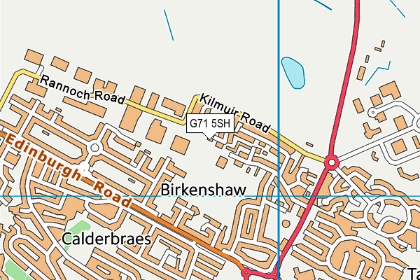 G71 5SH map - OS VectorMap District (Ordnance Survey)