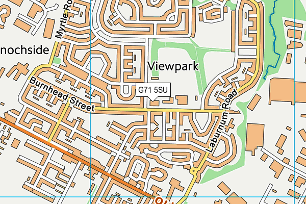 G71 5SU map - OS VectorMap District (Ordnance Survey)