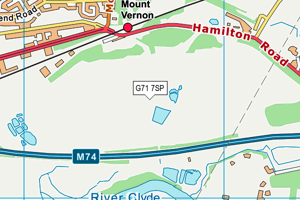 G71 7SP map - OS VectorMap District (Ordnance Survey)