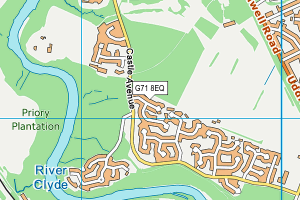 G71 8EQ map - OS VectorMap District (Ordnance Survey)