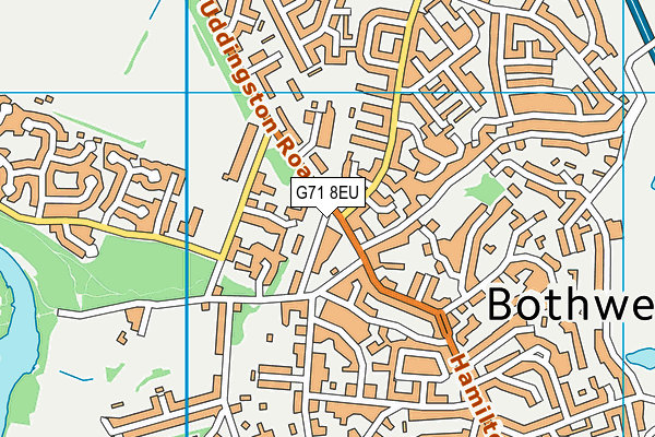 G71 8EU map - OS VectorMap District (Ordnance Survey)