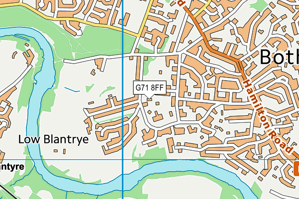 G71 8FF map - OS VectorMap District (Ordnance Survey)