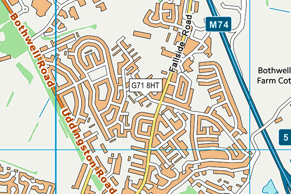 G71 8HT map - OS VectorMap District (Ordnance Survey)