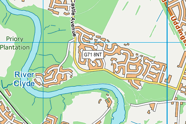 G71 8NT map - OS VectorMap District (Ordnance Survey)