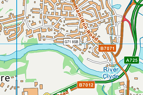 G71 8SB map - OS VectorMap District (Ordnance Survey)