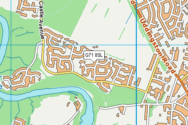 G71 8SL map - OS VectorMap District (Ordnance Survey)