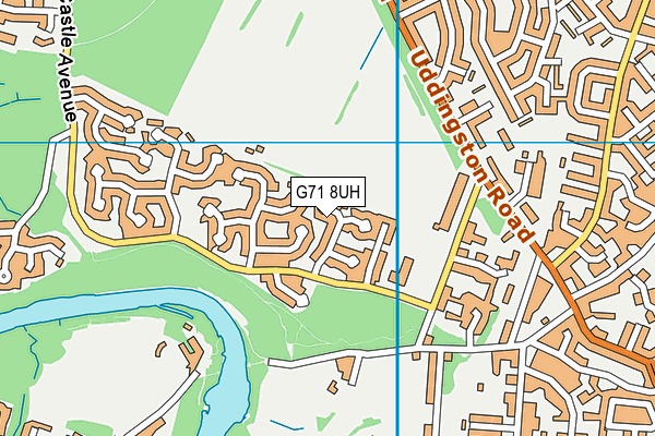 G71 8UH map - OS VectorMap District (Ordnance Survey)