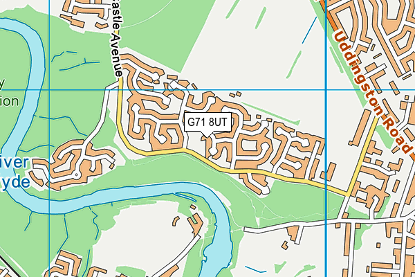 G71 8UT map - OS VectorMap District (Ordnance Survey)