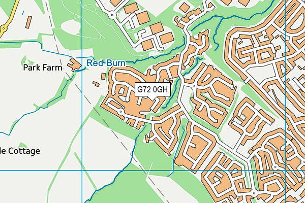 G72 0GH map - OS VectorMap District (Ordnance Survey)