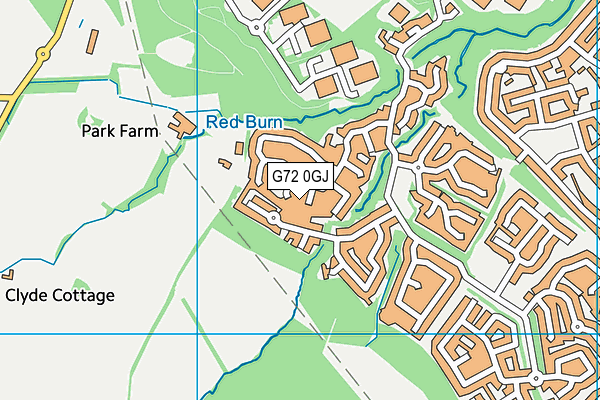 G72 0GJ map - OS VectorMap District (Ordnance Survey)