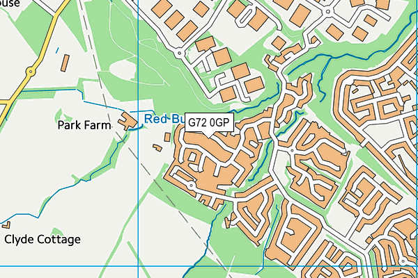 G72 0GP map - OS VectorMap District (Ordnance Survey)