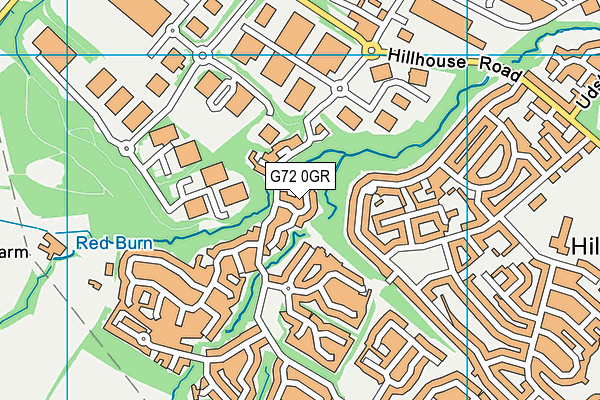 G72 0GR map - OS VectorMap District (Ordnance Survey)