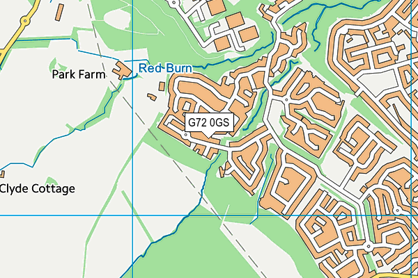 G72 0GS map - OS VectorMap District (Ordnance Survey)