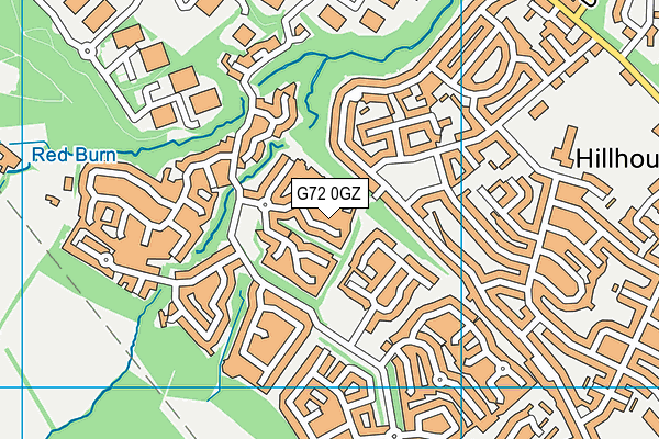 G72 0GZ map - OS VectorMap District (Ordnance Survey)