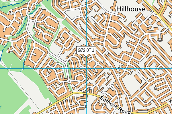 G72 0TU map - OS VectorMap District (Ordnance Survey)