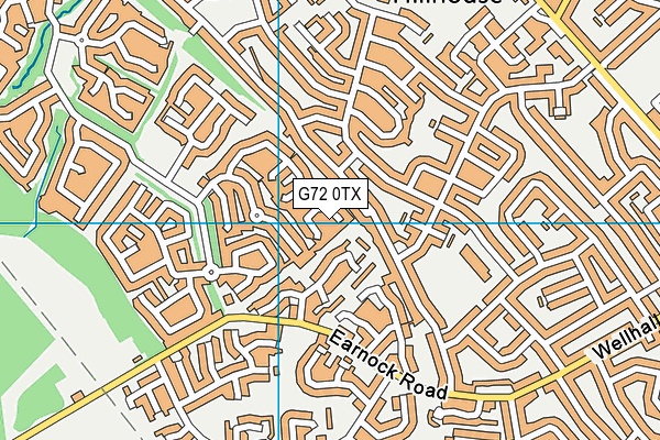 G72 0TX map - OS VectorMap District (Ordnance Survey)