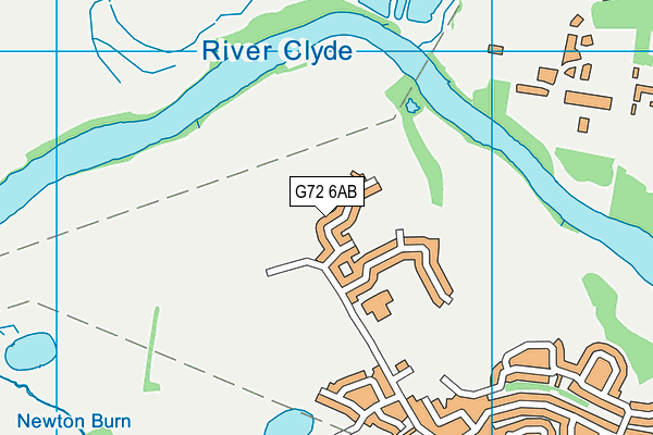 G72 6AB map - OS VectorMap District (Ordnance Survey)