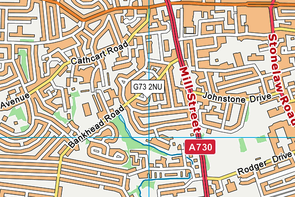 G73 2NU map - OS VectorMap District (Ordnance Survey)