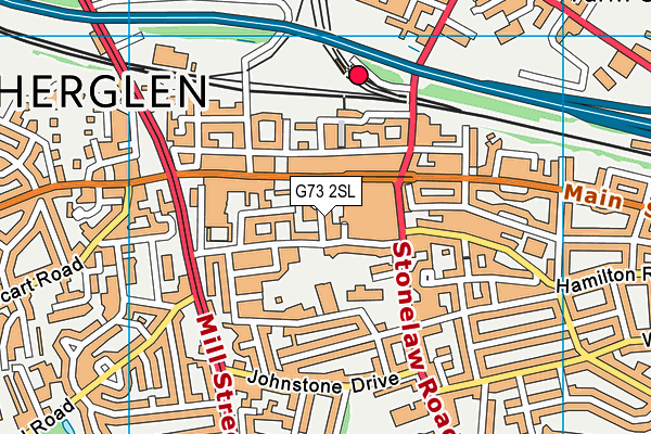 G73 2SL map - OS VectorMap District (Ordnance Survey)