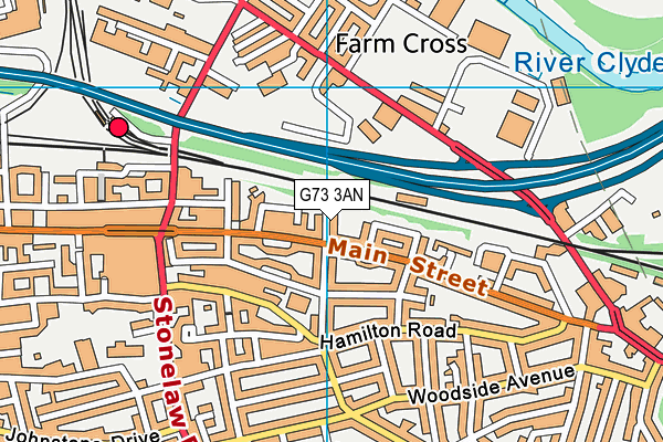 G73 3AN map - OS VectorMap District (Ordnance Survey)