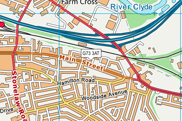 G73 3AT map - OS VectorMap District (Ordnance Survey)