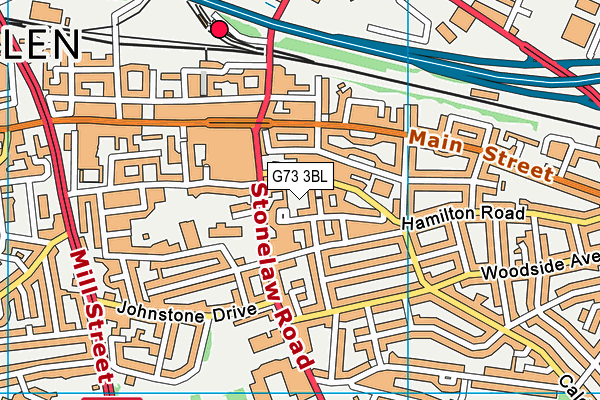 G73 3BL map - OS VectorMap District (Ordnance Survey)