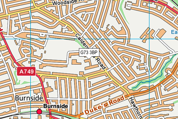 G73 3BP map - OS VectorMap District (Ordnance Survey)