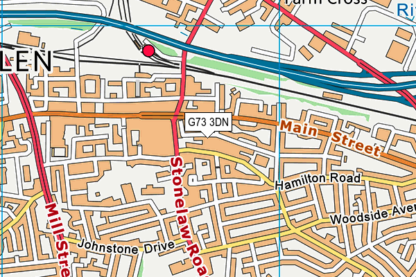 G73 3DN map - OS VectorMap District (Ordnance Survey)
