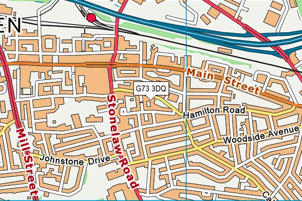 G73 3DQ map - OS VectorMap District (Ordnance Survey)