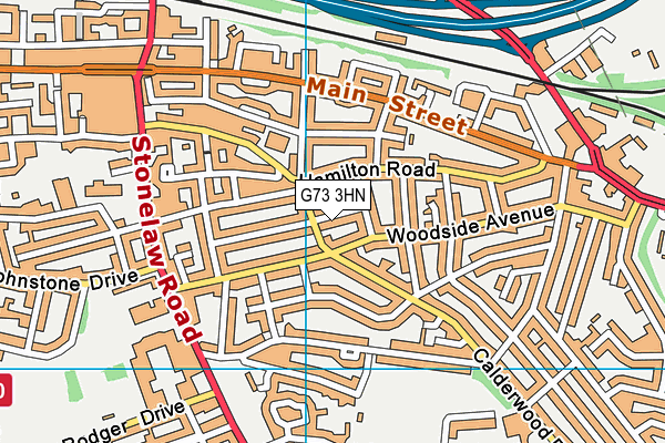 G73 3HN map - OS VectorMap District (Ordnance Survey)