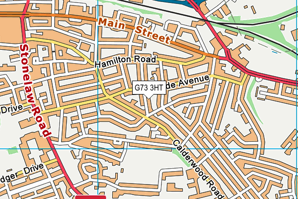 G73 3HT map - OS VectorMap District (Ordnance Survey)