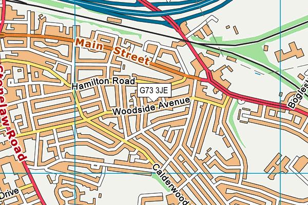 G73 3JE map - OS VectorMap District (Ordnance Survey)