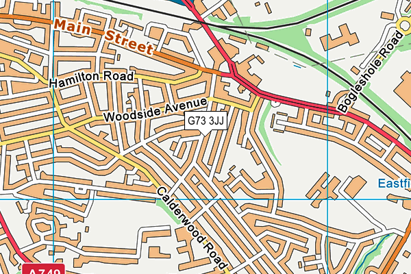 G73 3JJ map - OS VectorMap District (Ordnance Survey)
