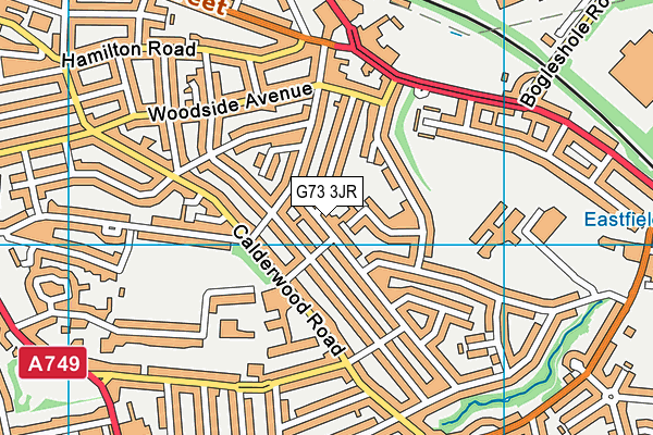 G73 3JR map - OS VectorMap District (Ordnance Survey)