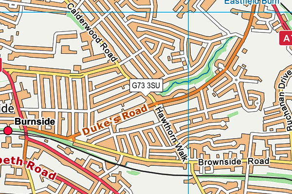 G73 3SU map - OS VectorMap District (Ordnance Survey)