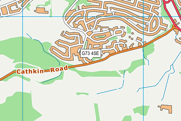 G73 4SE map - OS VectorMap District (Ordnance Survey)
