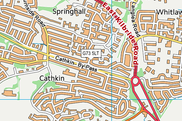 G73 5LT map - OS VectorMap District (Ordnance Survey)