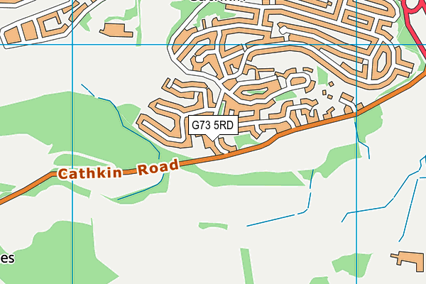 G73 5RD map - OS VectorMap District (Ordnance Survey)