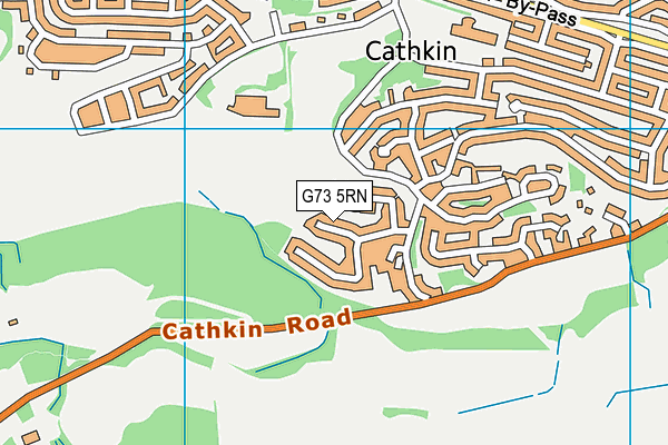 G73 5RN map - OS VectorMap District (Ordnance Survey)