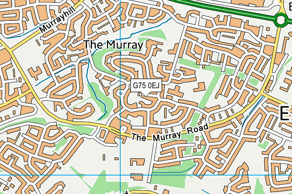 G75 0EJ map - OS VectorMap District (Ordnance Survey)