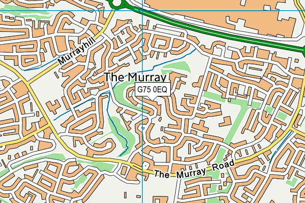 G75 0EQ map - OS VectorMap District (Ordnance Survey)