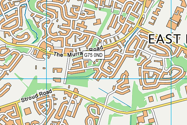 G75 0ND map - OS VectorMap District (Ordnance Survey)