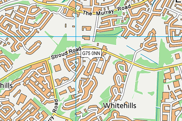 G75 0NN map - OS VectorMap District (Ordnance Survey)