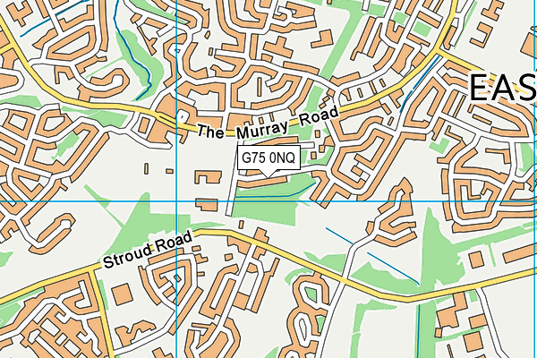 G75 0NQ map - OS VectorMap District (Ordnance Survey)