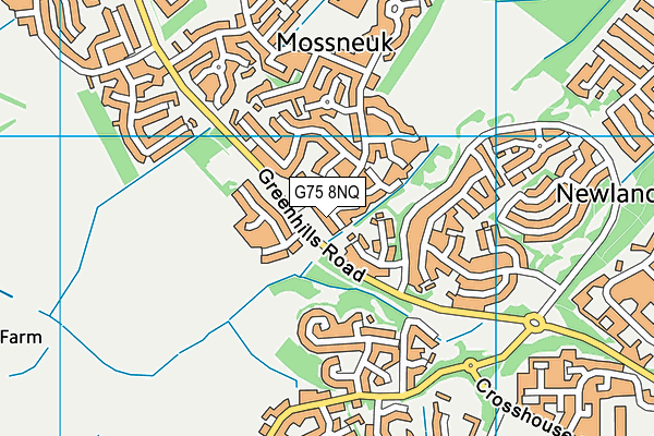 G75 8NQ map - OS VectorMap District (Ordnance Survey)