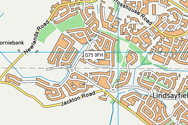 G75 9FH map - OS VectorMap District (Ordnance Survey)