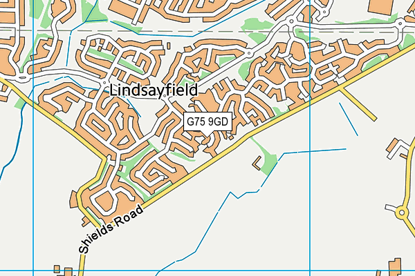 G75 9GD map - OS VectorMap District (Ordnance Survey)