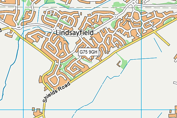 G75 9GH map - OS VectorMap District (Ordnance Survey)